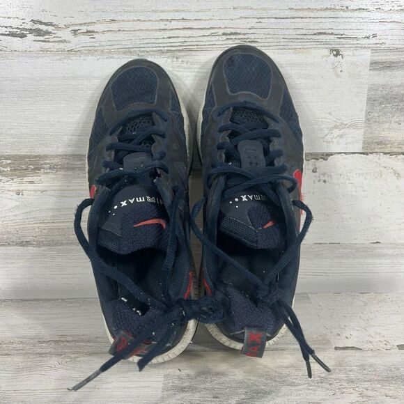Nike Womens Air Max Genome Running Shoes Navy Red Athletic Shoes Size 8.5 US‎ - Picture 6 of 8